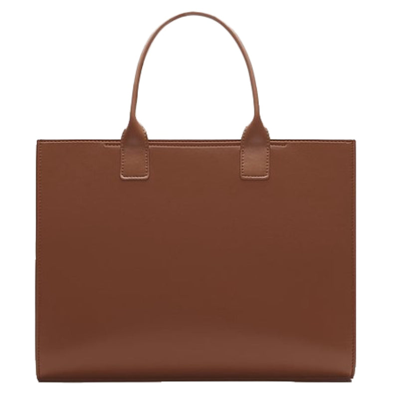 NEW JW PEI Brown Gia Medium Vegan Leather Tote Bag