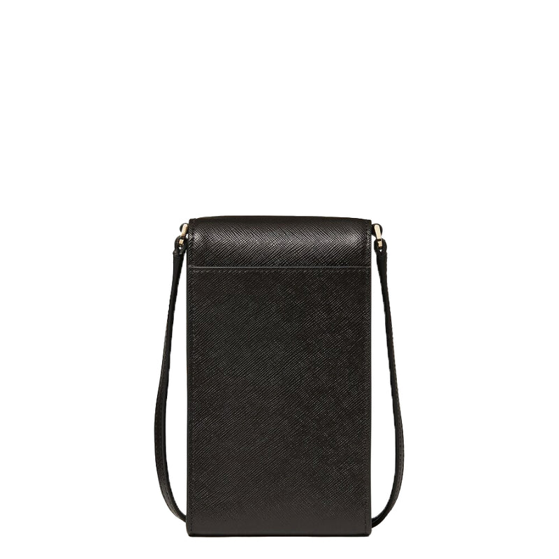 NEW Kate Spade Black Staci Saffiano Leather North South Crossbody Bag