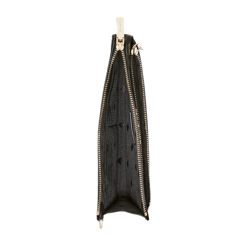 NEW Kate Spade Black Staci Medium Wristlet Clutch Bag