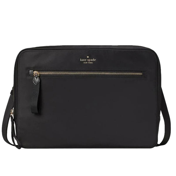 NEW Kate Spade Black Chelsea Nylon Laptop Sleeve Bag