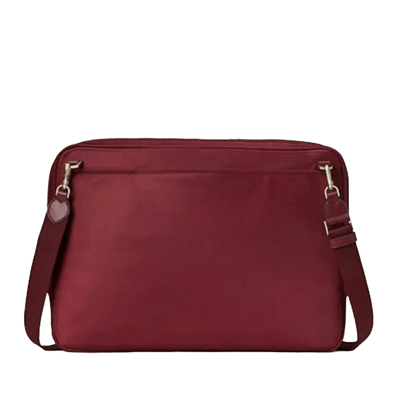 NEW Kate Spade Red Cranberry Cocktail Chelsea Nylon Laptop Sleeve Bag