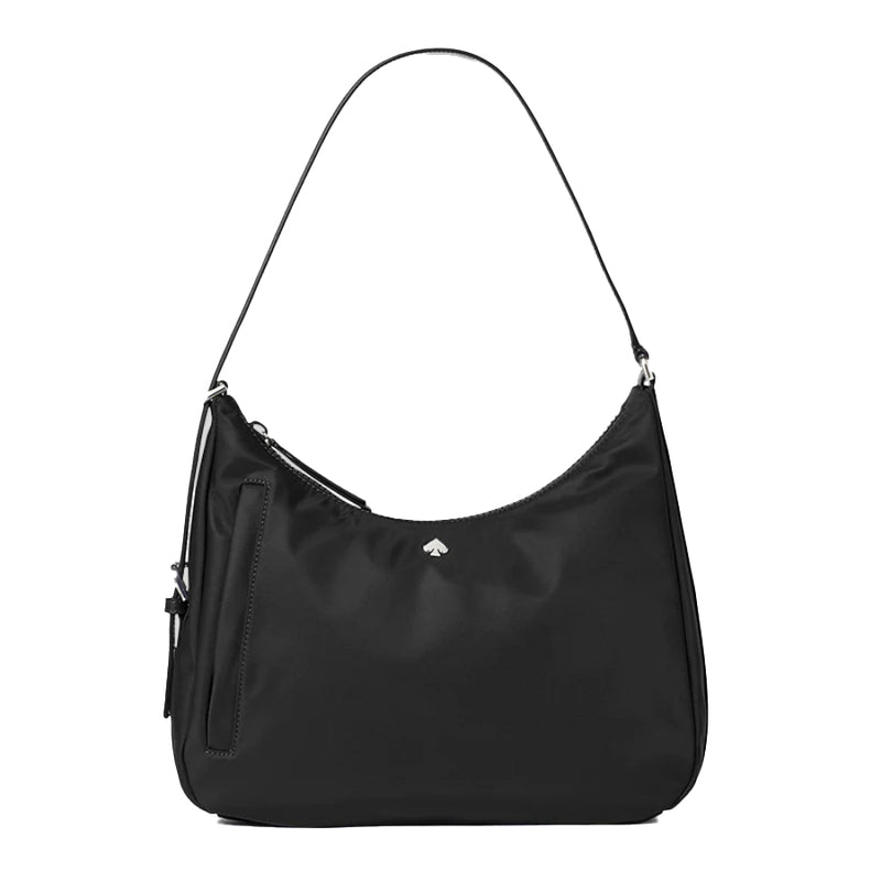 NEW Kate Spade Black Jae Medium Nylon Shoulder Bag