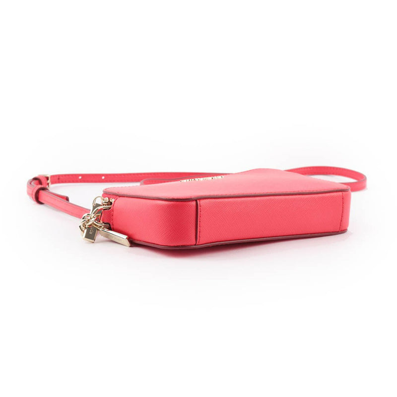NEW Kate Spade Digital Red Staci Nouveau Bloom Double Zip Small Leather Camera Crossbody Bag