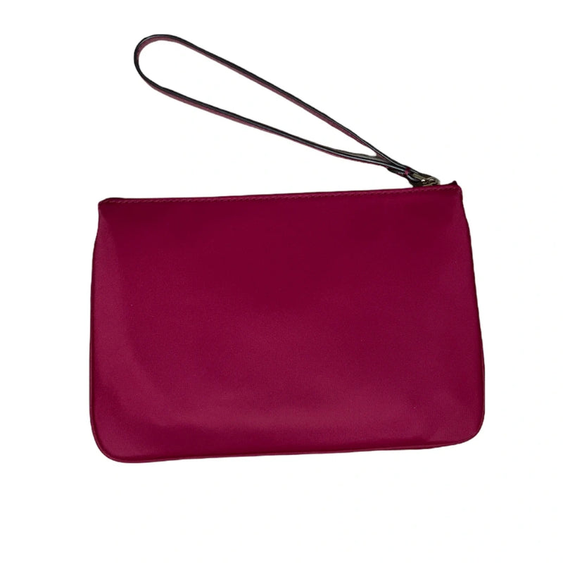 NEW Kate Spade Red Cranberry Cocktail Chelsea Medium Nylon Wristlet Pouch Clutch Bag