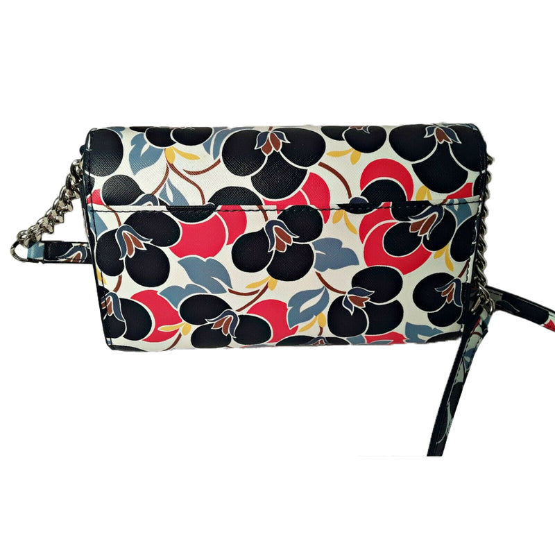 NEW Kate Spade Multicolor Cameron Breezy Floral Small Flap Saffiano Leather Crossbody Bag