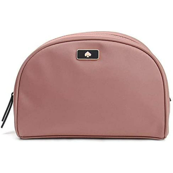 NEW Kate Spade Pink Sparrow Dawn Medium Dome Nylon Cosmetic Case Pouch Bag